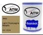 Preview: Jeep, Light Champagne Metallic, V4 / KV4: 500ml Lackdose, von ATW Autoteile West.